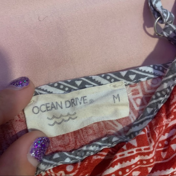 SOLD Red Boho Dress - Picture 3 of 5